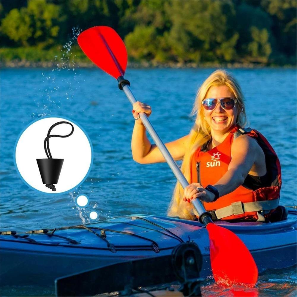 8 Pcs Kayak Scupper Plugs Kit, Silicone Universal Kayak Scupper Plug Drain Holes Stopper Bung With Lanyard, Kayak Accessories