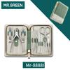 MR.GREEN Set Manicure Set Pedicure Tagliaunghie Acciaio Inossidabile Tagliaunghie Professionale Strumenti con Custodia da Viaggio Kit