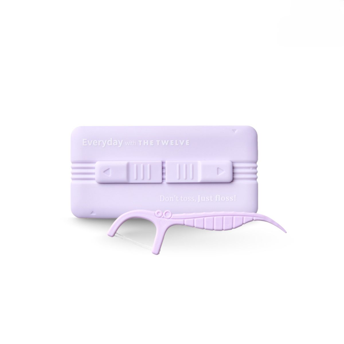 Double Line Fluoride Floss Portable Case (10 Pack)