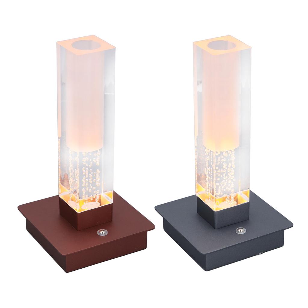 Cordless Table Lamp Stepless Dimming 3 Color Temp IP54 Water Resistant Rechargeable Touch Control Ac