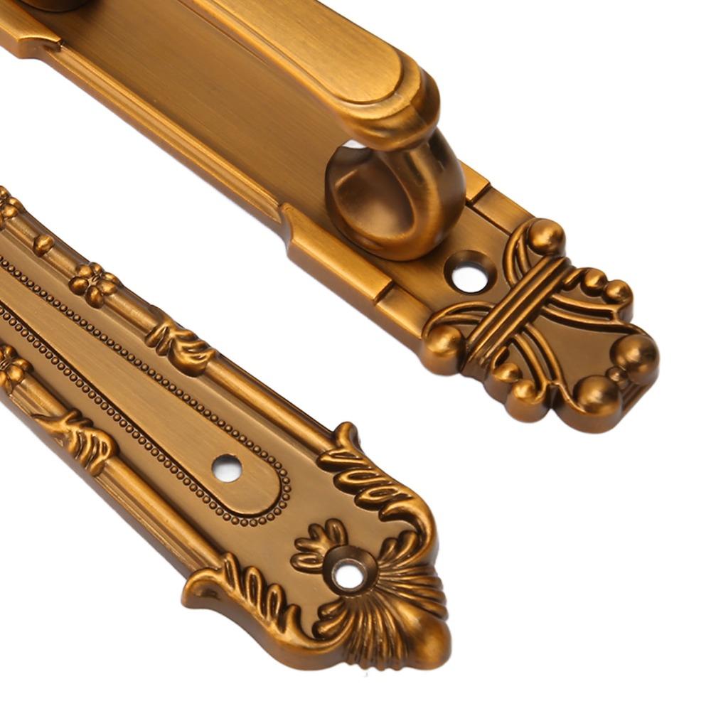 Durable Barn Door Handles Yellowish Bronze Cabinet Door Handles Rustic Door Pulls  Closet