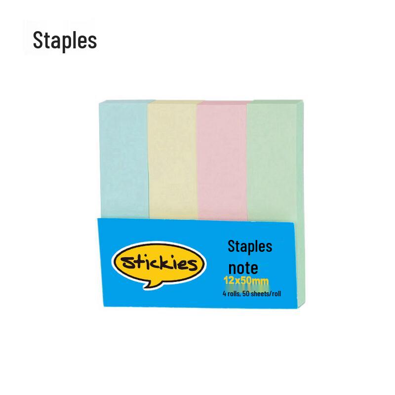 Staples 1535 Pastel Sticky Note Pads