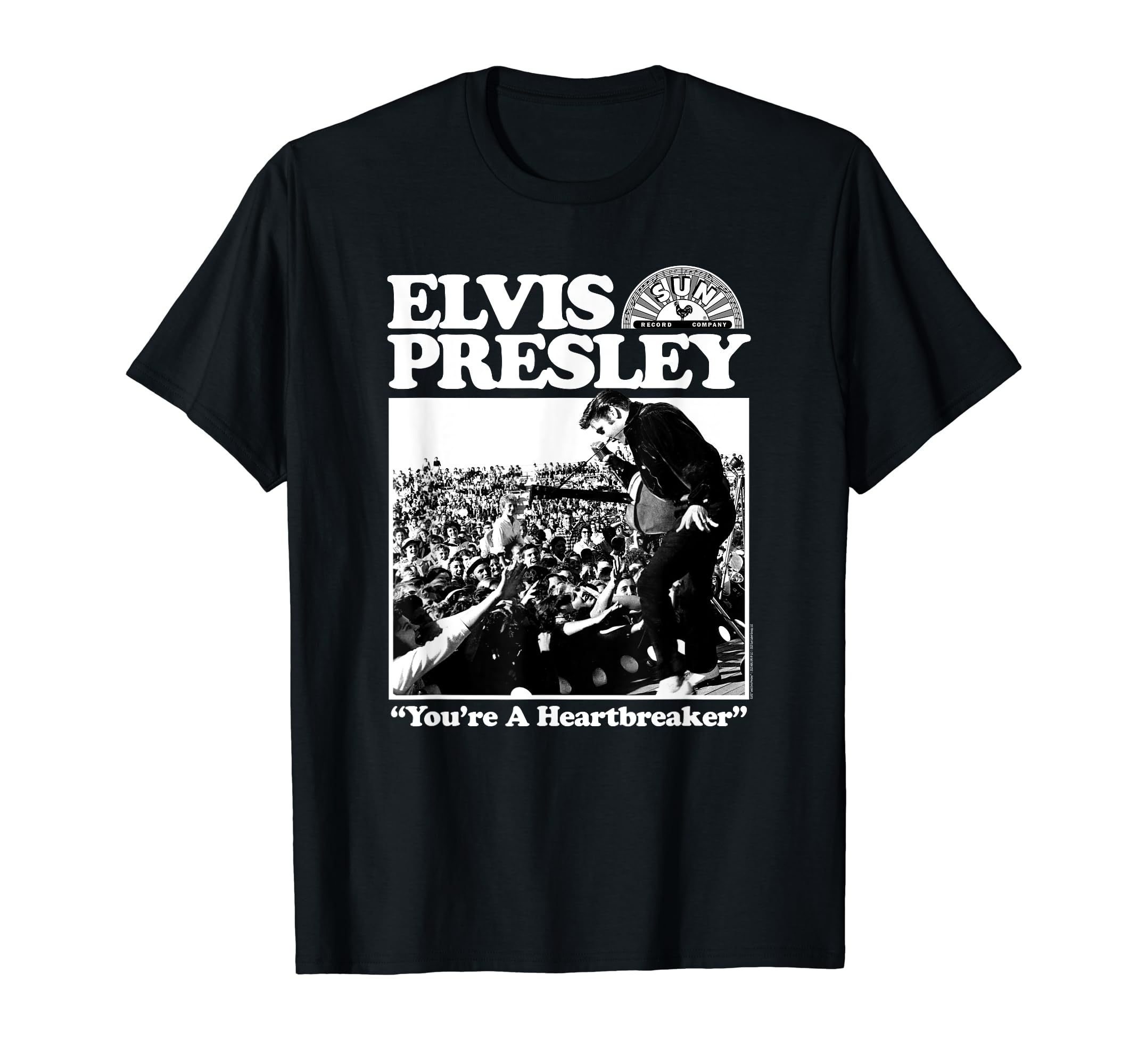 

Sun Records X Elvis Presley You re A Heartbreaker T-Shirt