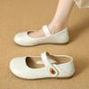 Zwei einzelne Schuhe Damen 2025 neu Sommer flach ein Pedal Beanie Schuhe weiche Sohle Französisch mit Rock Mary Jane Schuhe