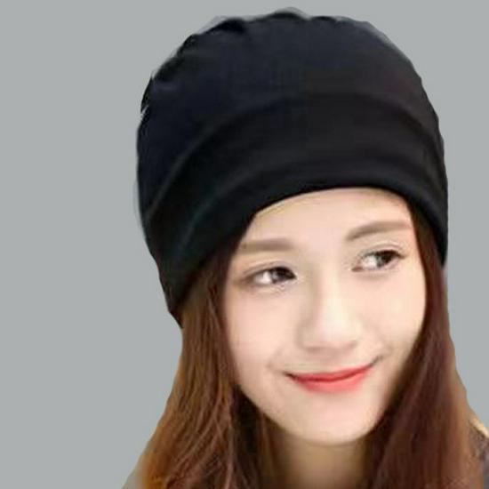 Autumn & Winter Multifunctional Double-Layer Twisted Neck Scarf Hat Mask