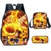 ONE PIECE Cross-border trendy backpack European and American retro schoolbag third grade~ fourth grade bag