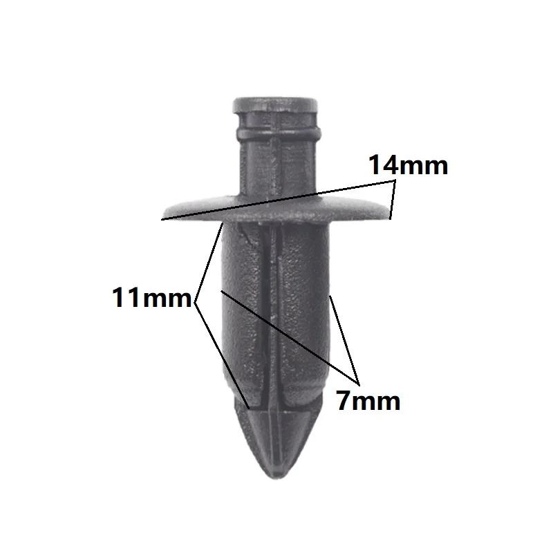 

20pcs Car Plastic Fairing Rivet Setting Panel Fastener Clips 6mm 7mm 8mm Push Pin Fastener