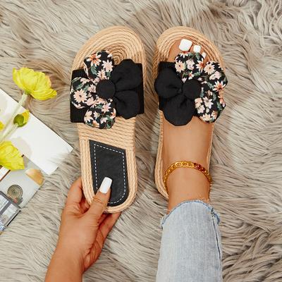 Γυναικείες Σανδάλια Slip-on Πολλά Χρώματα με Κεντήματα Λουλουδιών, Μοντέρνα και Casual Επίπεδα Παπούτσια