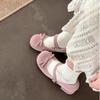 Fashion Bow Shallow Mouth Cute Pumps Spring Autumn Temperament Thick Middle Heel Mary Janes Shoes Solid Round Toe Suede Pumps for Women