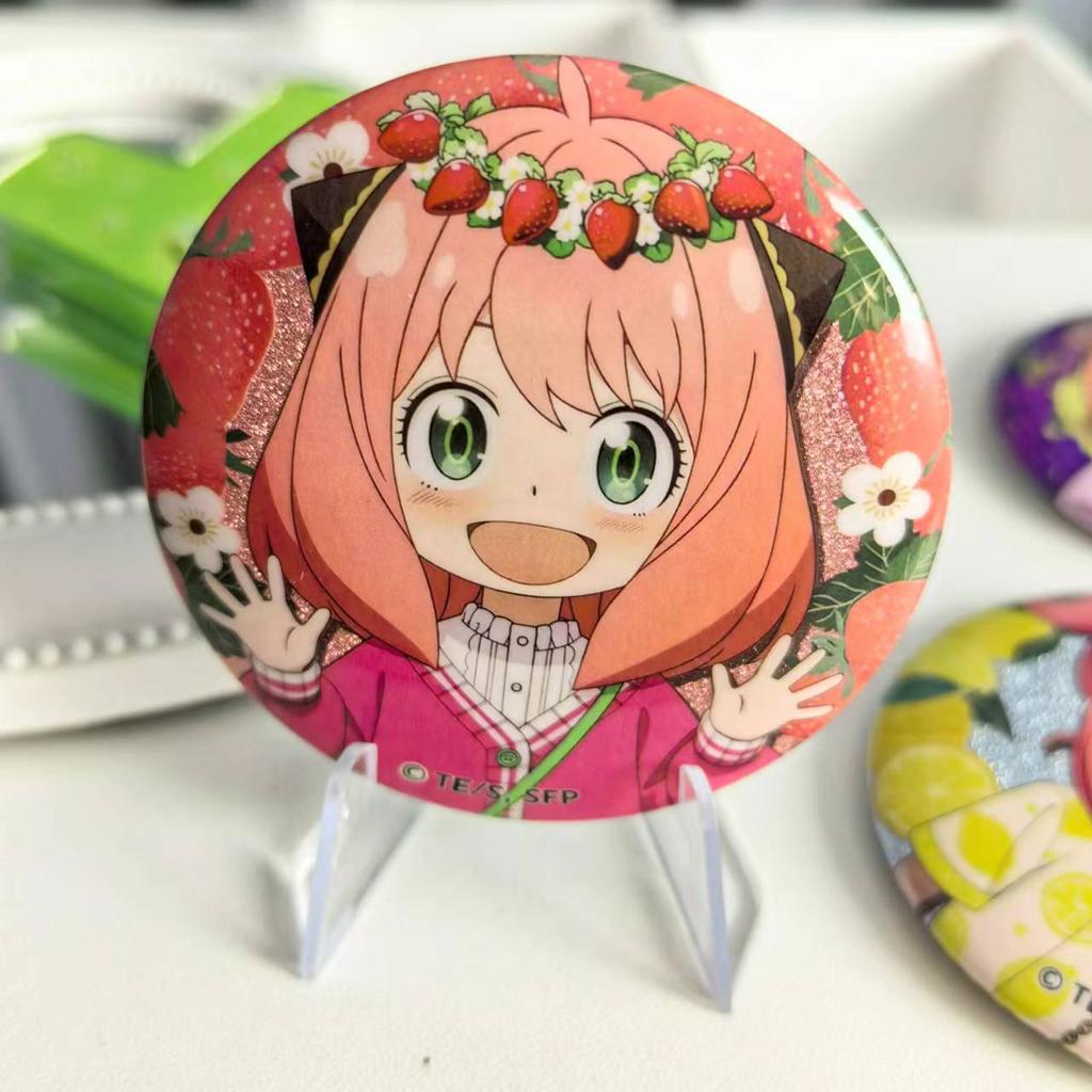 Spy X Family Anya Goods Cartoon Periphery Cute Two-dimensional Badge Tinplate Brooch