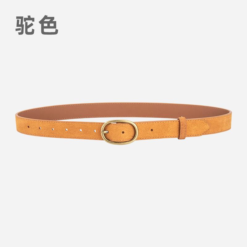 Retro Women'S Belt Trendy With Matte With Jeans Decorative Leather Belt Women