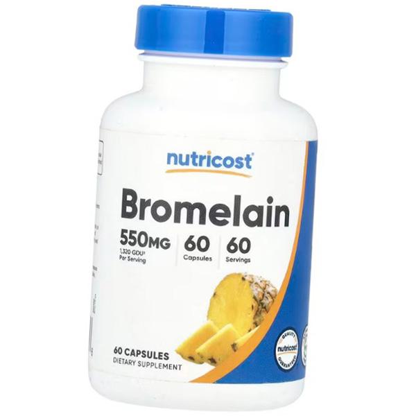 Бромелайн капсулы, Bromelain 550, Nutricost (69647017)