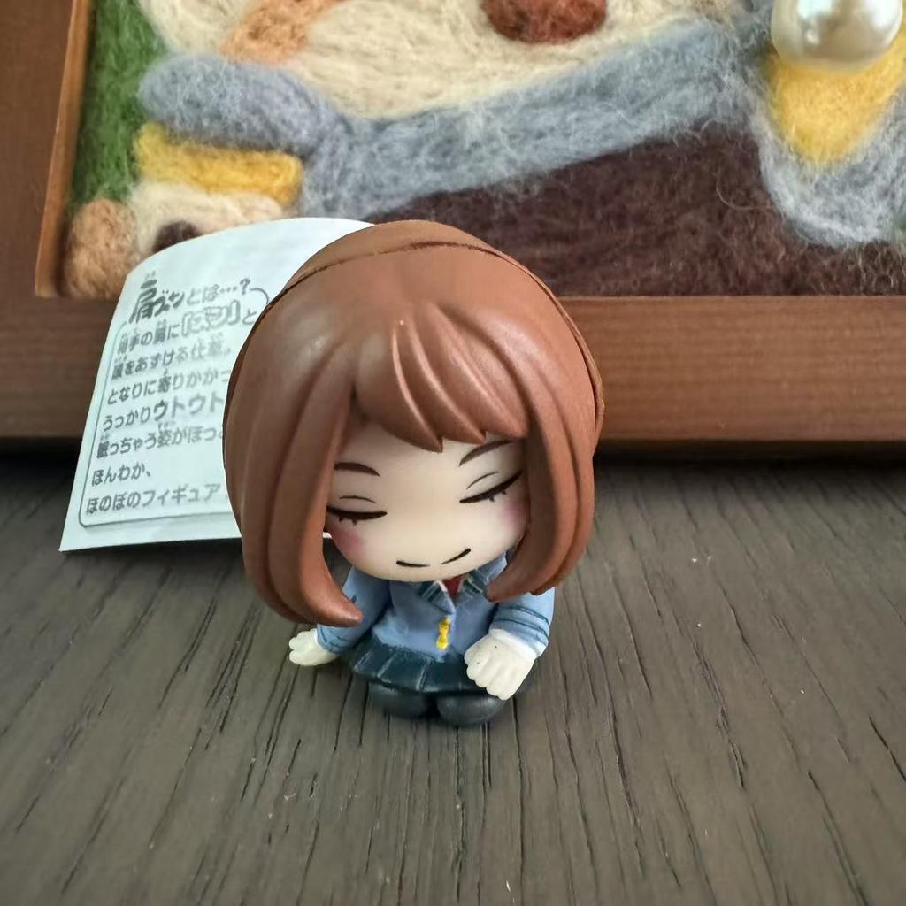 Genuine Gacha Scale Model My Hero Academia Midoriya Katsuki Todoroki Shoulder To Shoulder Sleep Series Action Figure Toys