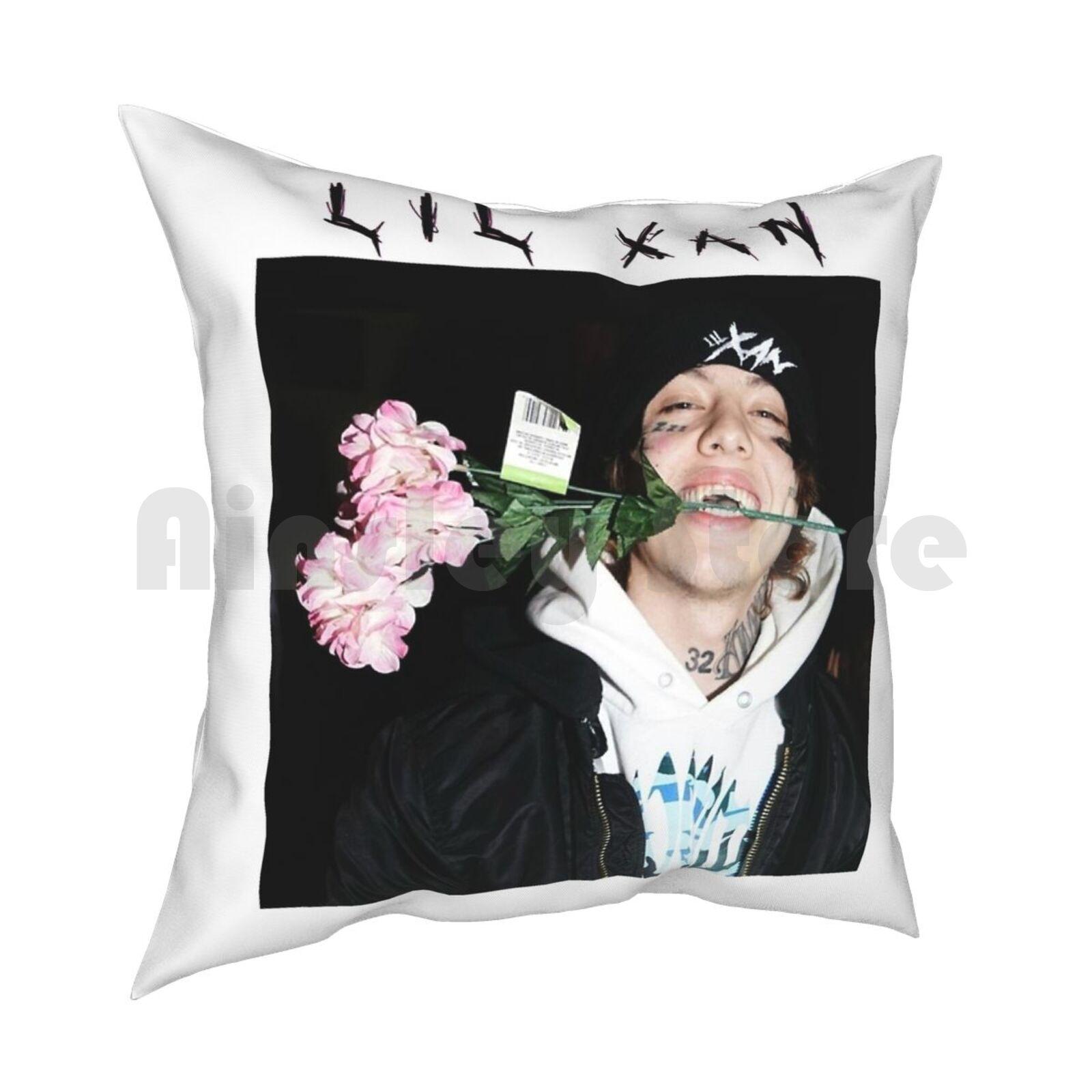 Lil Xan Pillow Case Printed Home Soft Throw Pillow Lil Xan Xanarchy Soundcloud Rapper Music Lil Xan 30x30cm 12x12in