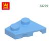 Non-Toxic 201Pcs/Lot 24299 Wedge Plate 2 X 2 Left Block Moc Color Accessories Compatible With Brick Diy Children'S Toy Assembly Parts
