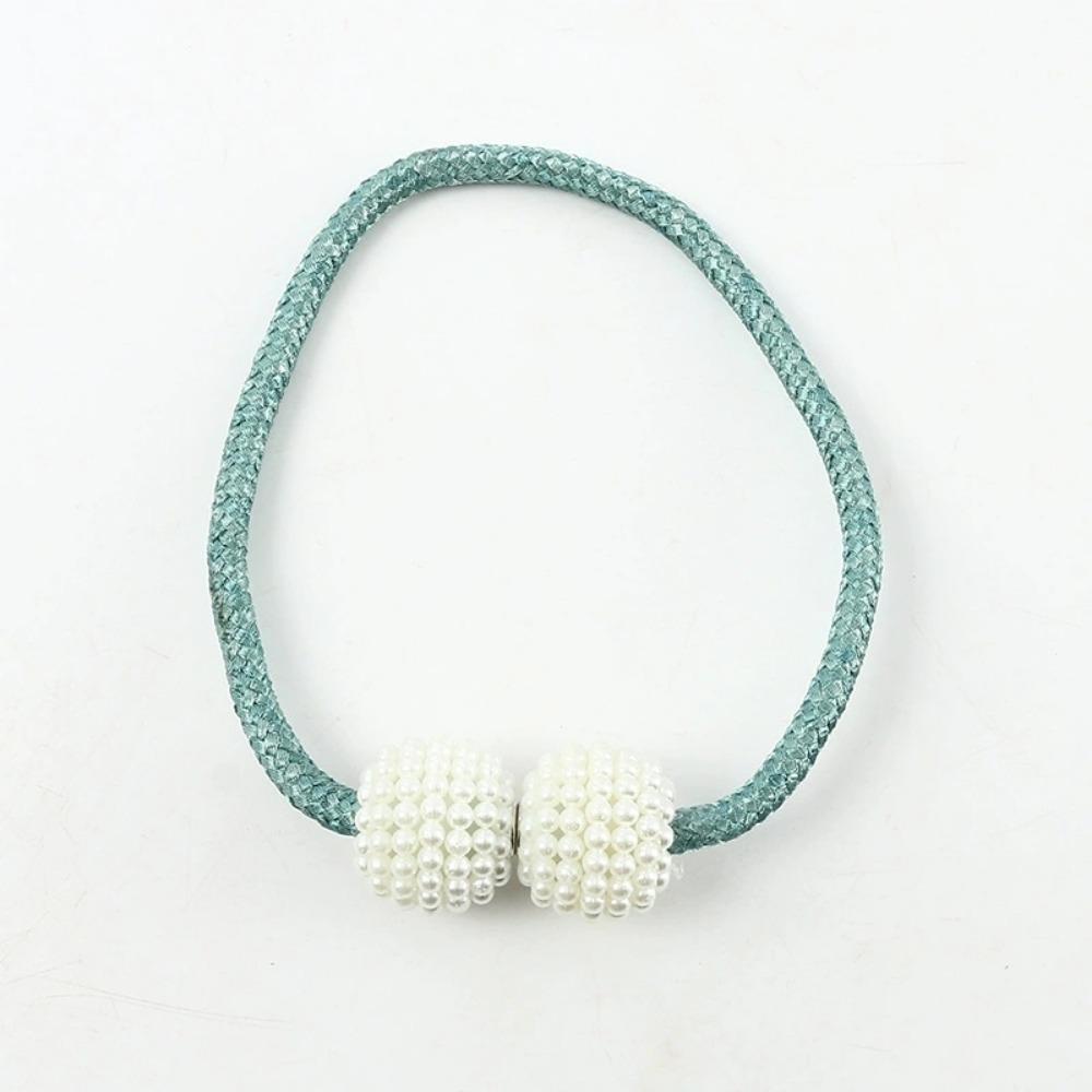 Perlen Magnetvorhänge mit Schnallen Moderne Fenstergardinen Magnetische Raffhalter-Clips Halter Vorhangband Zubehör