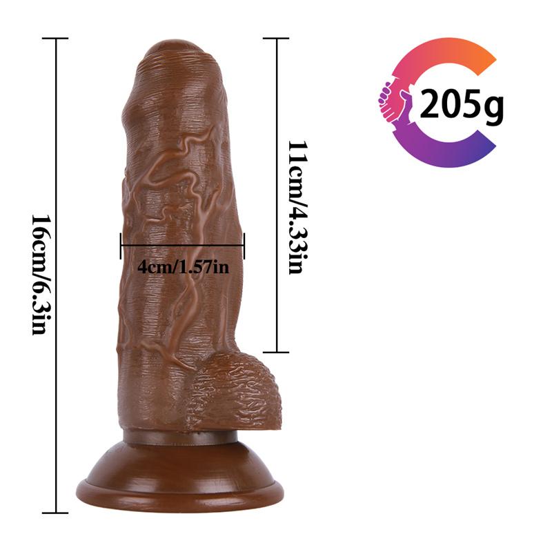Revolver Střední předkožka Hlava Malý penis Falešný JJ Penis Mužské a ženské sexuální produkty pro dospělé