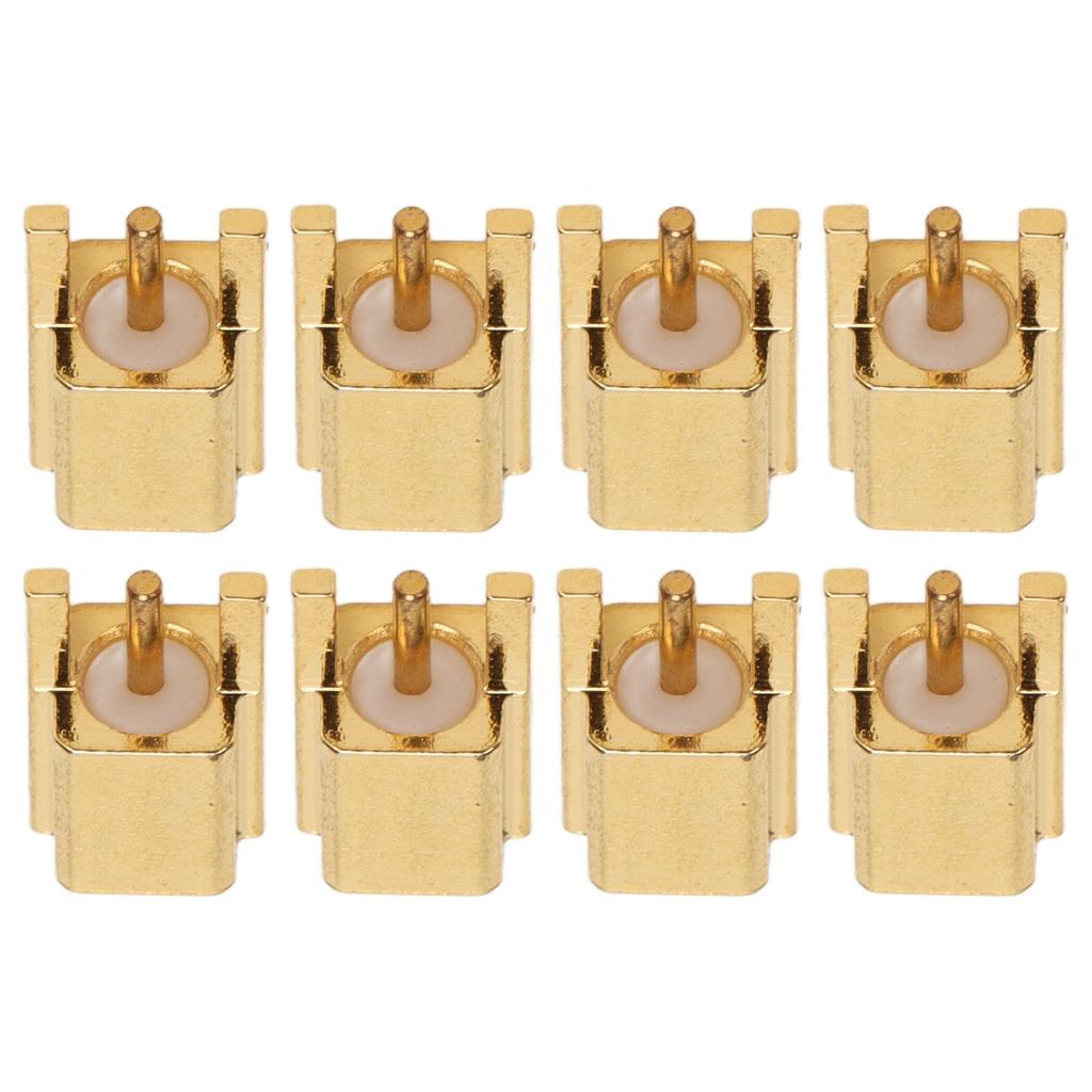 10PCS MMCX Socket 3 Pin Connection Female Jacks Coaxial RF Connector Set OFC Material 50ohms