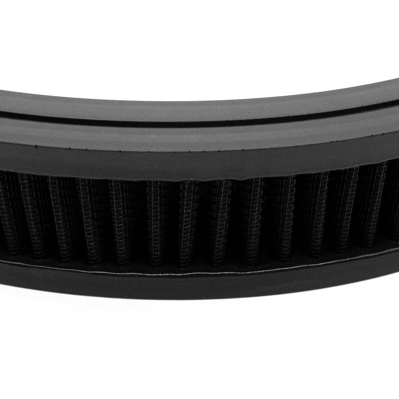 High Flow Round Air Cleaner Filter Washable and Reusable Replacement for Chevy Ford Mopar SBC BBC 14inch* 2inch Blue/Black/Red