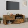 823104 vidaXL TV Cabinet Smoked Oak 100x35x40 Cm Engineered Wood