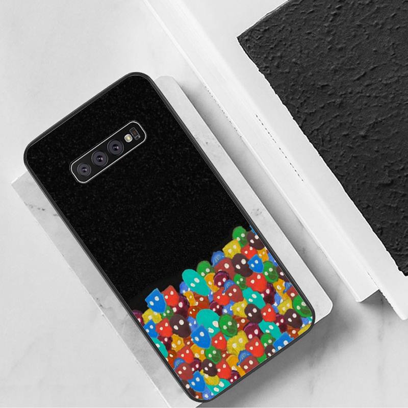 Red Visual Impact Phone Case For Samsung Galaxy S7 Edge Plus S9 S20Plus S20ULTRA S10lite S225G S10 Case