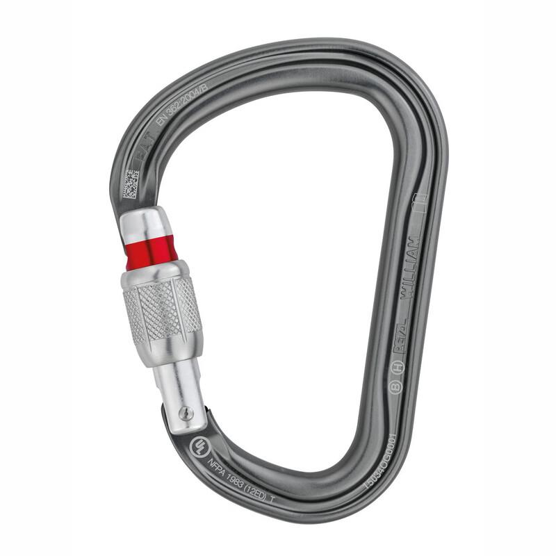 MABOO Petzl William D-Shaped Locking Carabiner