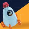 New Water Spray Rocket Sprinkler Summer Children's Water Spray Outdoor Lawns Water Blasts Water Spray Toy