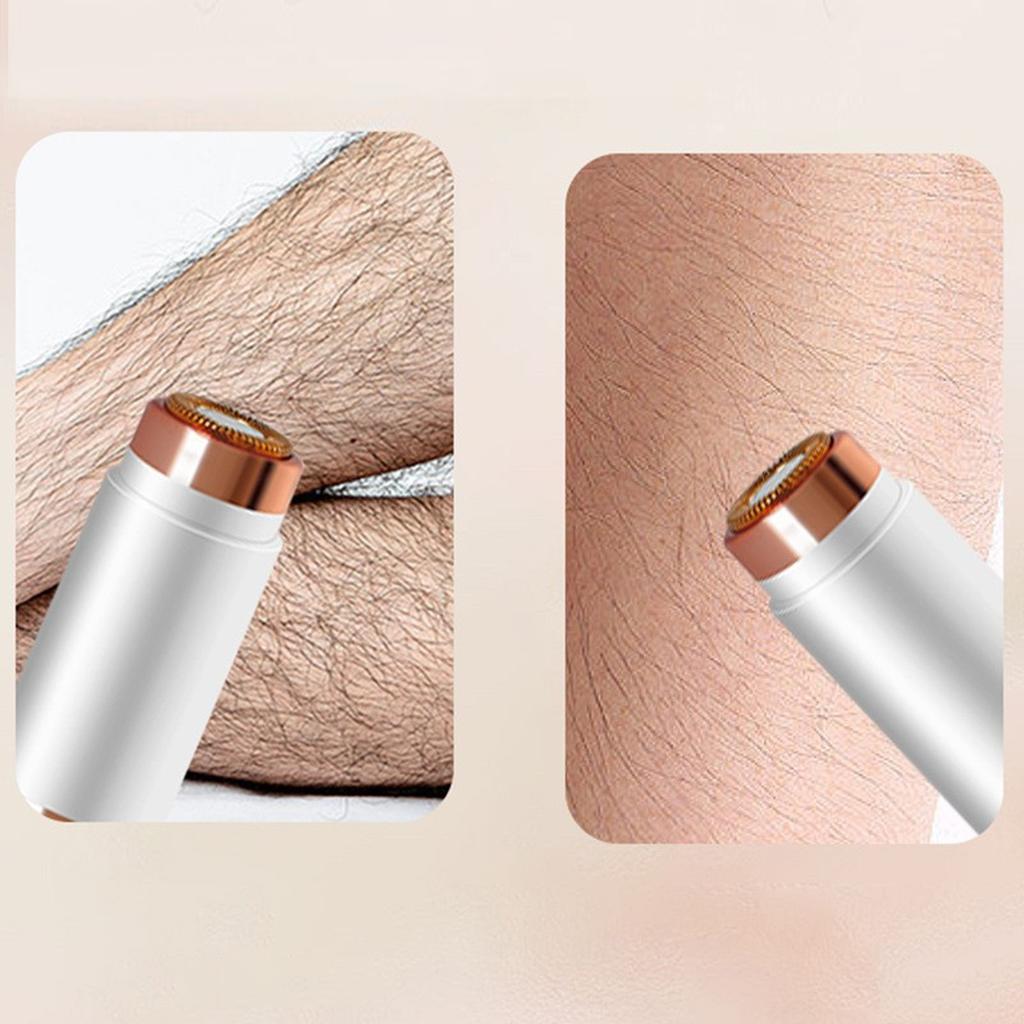 2 In 1 Hair Remover Facial Hair Remover and Eyebrow Trimmer Rechargeable Eyebrow Trimmer Epilator for Women Men