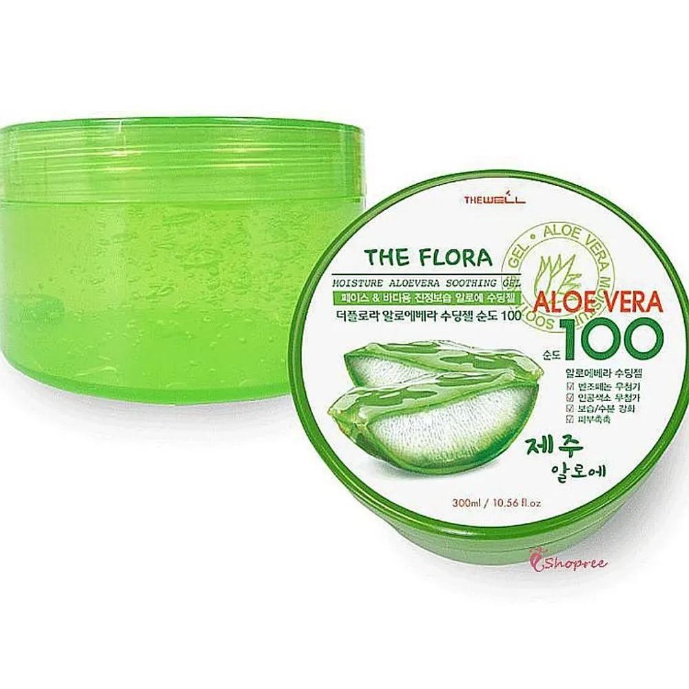 Aloe Soothing Gel 5pcs 300ml Korean Vera Aloe Gel Vera Gel Cosmetics Body Jeju Lotion pqr384