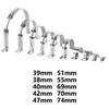 Heavy Duty Saddles Pipe Clamp Metal Water Tube Holder Bracket 2 Hole for Enhances Durability and Corrosion Resistance