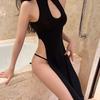 Sex lingerie sexy backless cheongsam passion women's clothes no-take uniform cosplay suit