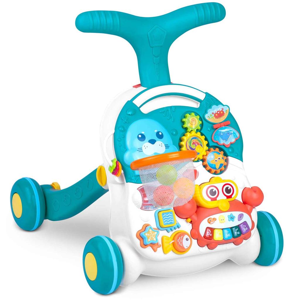 Educational Push Toy Table 3-In-1 , And