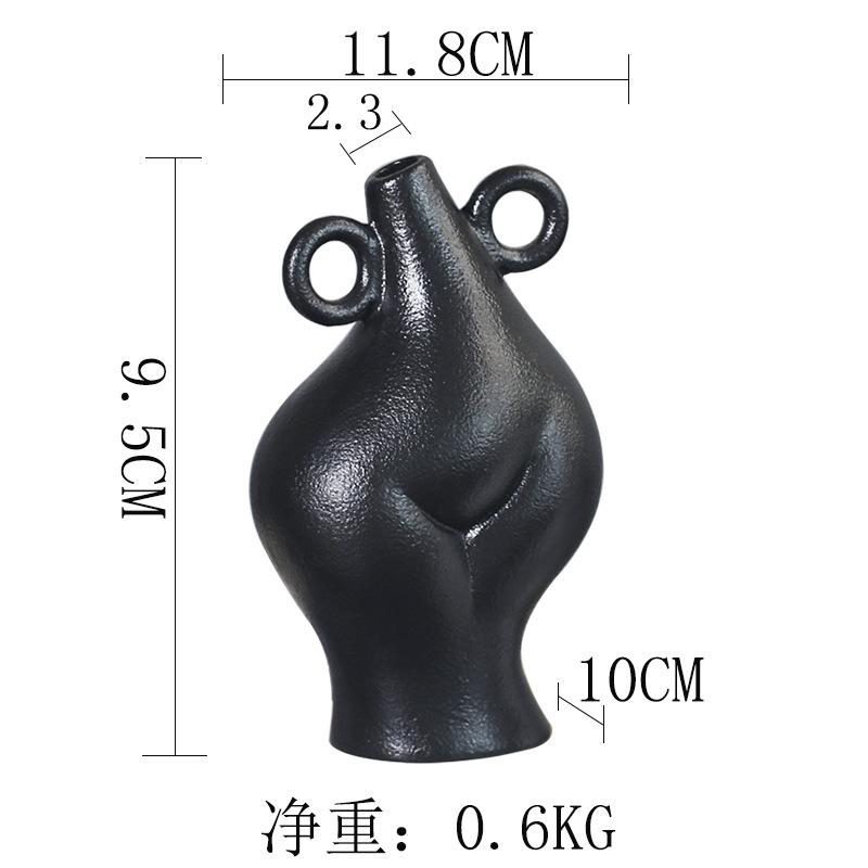 Nordic Creative Flower Arrangement Vase Ornament Home Living Room Tv Cabinet Bedroom Soft Decoration