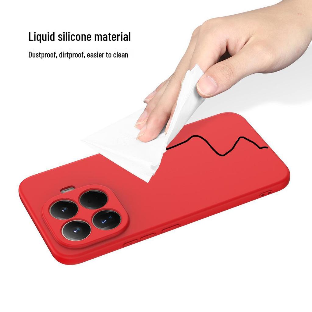 Compatible with Xiaomi 17T Liquid Silicone Drop-proof, Skin-friendly Phone Case; Also fits Xiaomi 15.