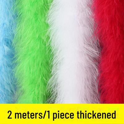 40g Encrypted Bold Turkey Feather Strips for Costumes and Christmas Accessories