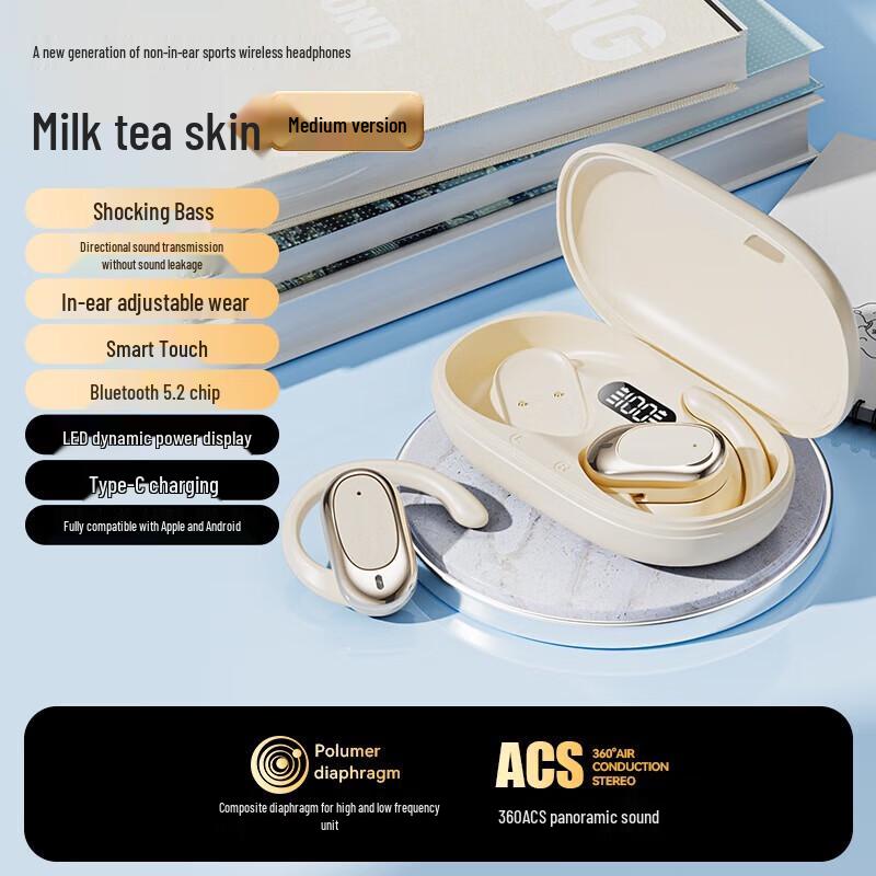 

AGEFIT M57 True Wireless Open-Ear Bluetooth Headset