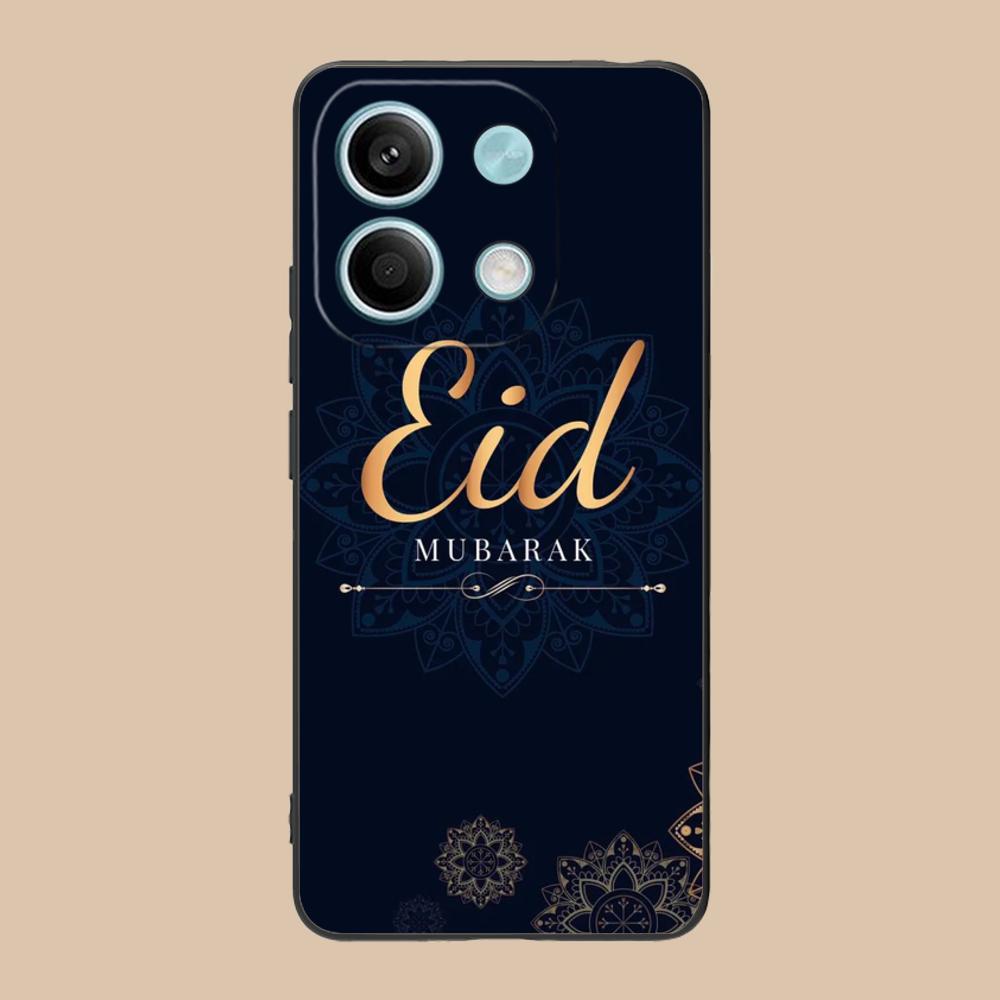 Eid Mubarak Mobile Phone Case for POCO M7 M6 M5 M4 M3 X7 X6 X5 X4 X3 Pro GT 5G Colorful Printing Cover Cellphones Cover Pretty