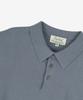 BELLIEF Essential Hard Twist Cotton Short Sleeve Polo Knit (Ice Blue)