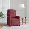 VidaXL Fauteuil de massage Rouge bordeaux Tissu 342430
