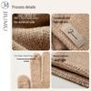 JIUMU Women's Knitted Sheep Wool Gloves
