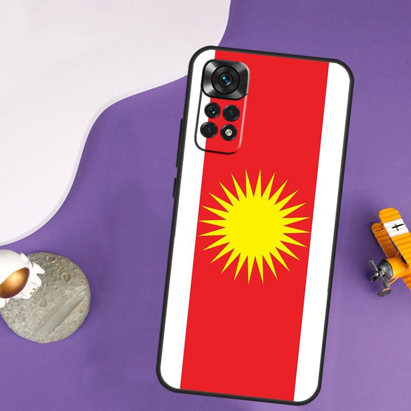 Yazidi Flag Ezidxan Case For Xiaomi Redmi Note 13 Pro 14 12 9 10 11 Pro 10S 11S 12S Redmi 14C 13C 10C 12C Cover