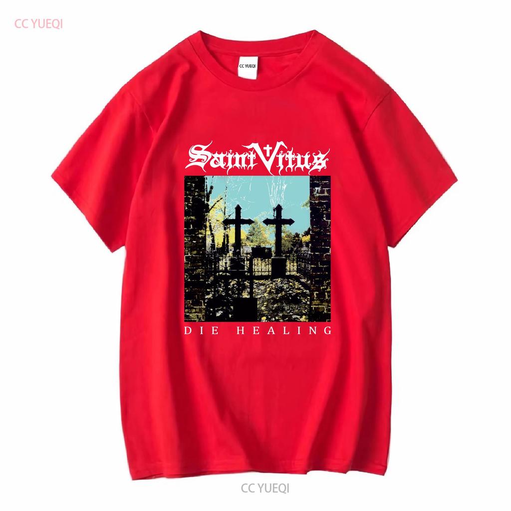 SAINT VITUS BLACK DIE HEALING T Shirt Full Size S To 5XL TP486 Long or Short Sleeves Vintage Washed Homme Stretched Soft
