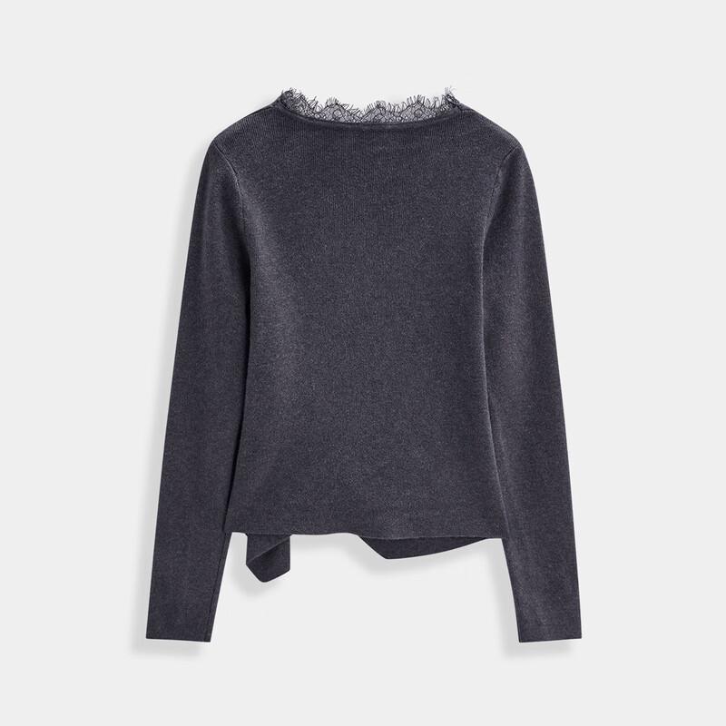 IEF Women's French Style Round Neck Knit Top