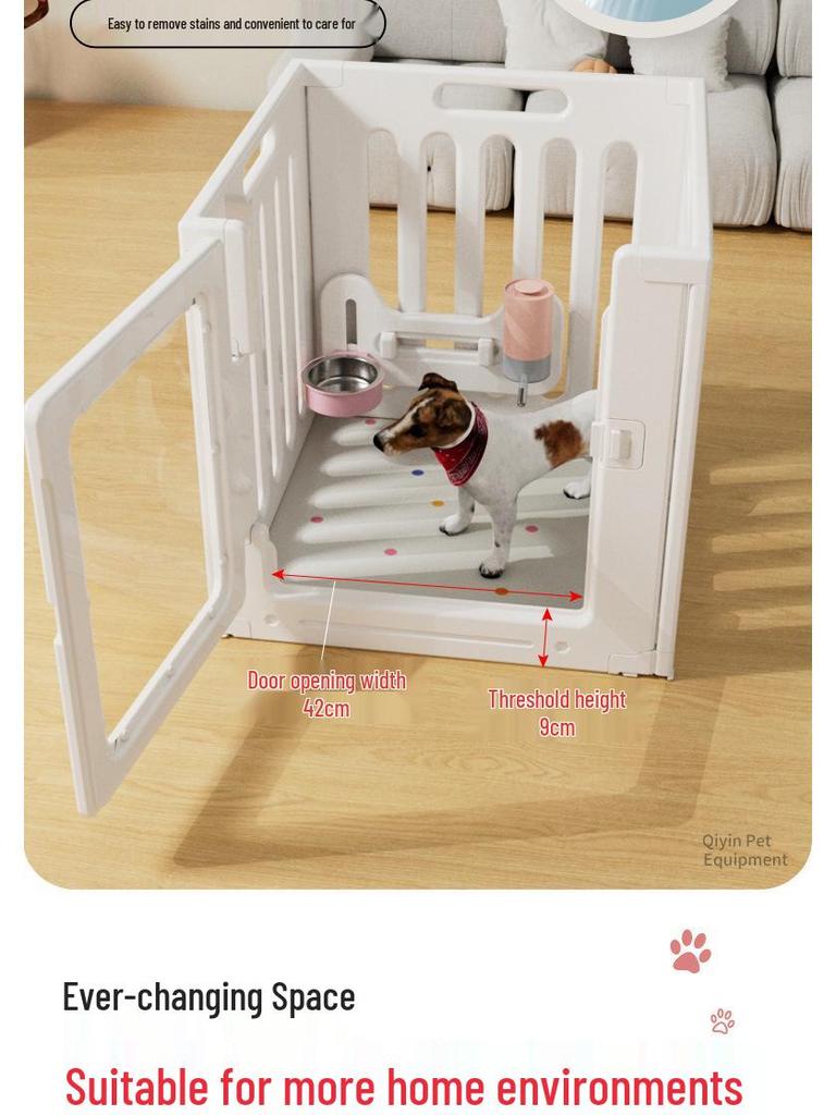 Panoramic Transparent Dog Barrier for Medium & Small Pets - Indoor Use