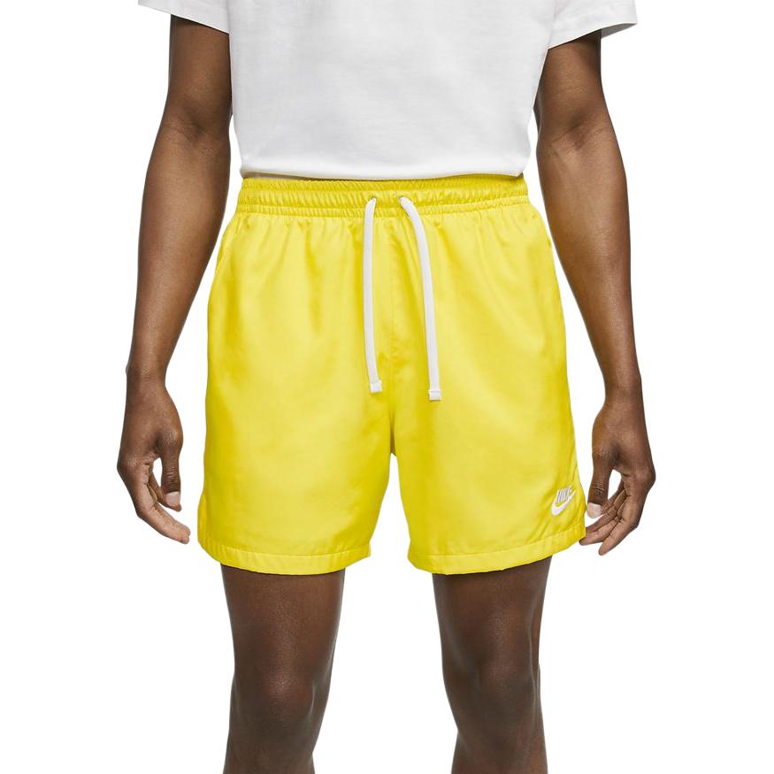 Nike Letter Logo Lace-Up Casual Shorts Men Shorts Yellow AR2382-731