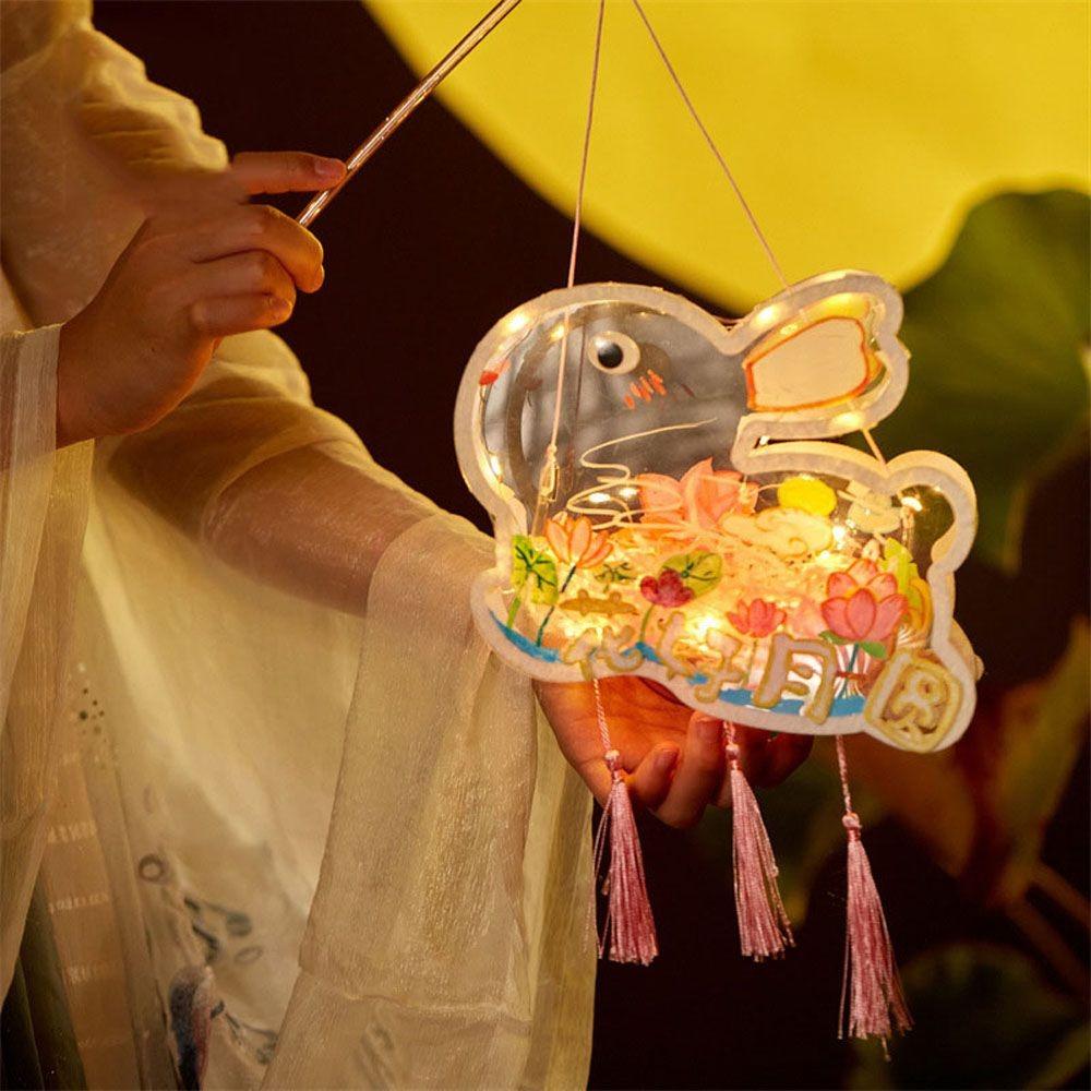 Handmade Mid-Autumn Festival Lantern DIY Lantern Material Kit  Hanfu Accessories