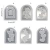 Convenient Silicone Mold Practical Car Ornaments Mould Epoxy Resin Jewelry Pendants Making Molds for DIY Enthusiasts