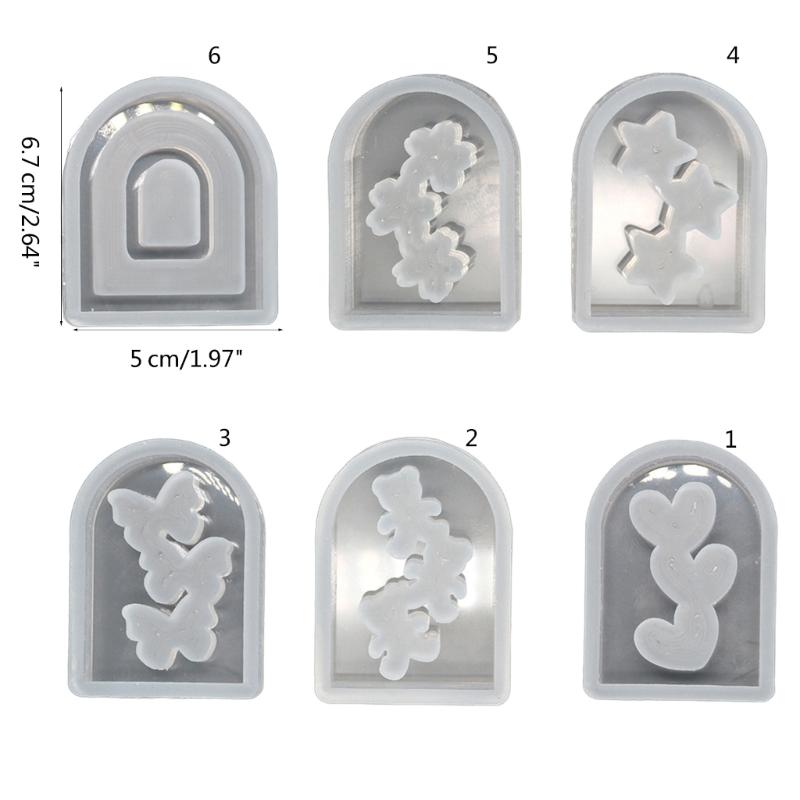 Convenient Silicone Mold Practical Car Ornaments Mould Epoxy Resin Jewelry Pendants Making Molds for DIY Enthusiasts