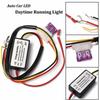 RIPPEY Car LED Daytime Running Light Controller Relay Harness Dimmer Switch On/Off 12-18V Fog Light Controller DRL Controller