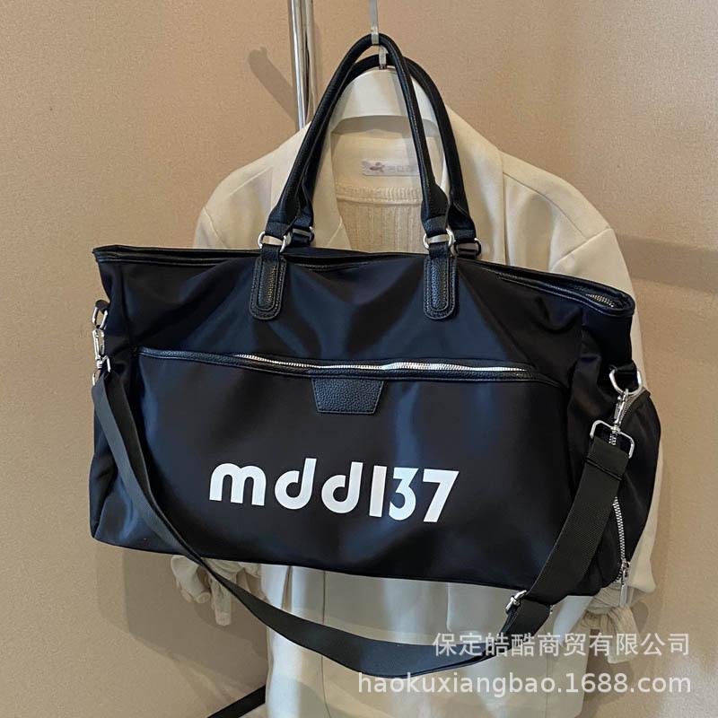 Internet celebrity lightweight travel bag women portable short business trip duffel bag women large capacity wet and dry separation sports fitness bag